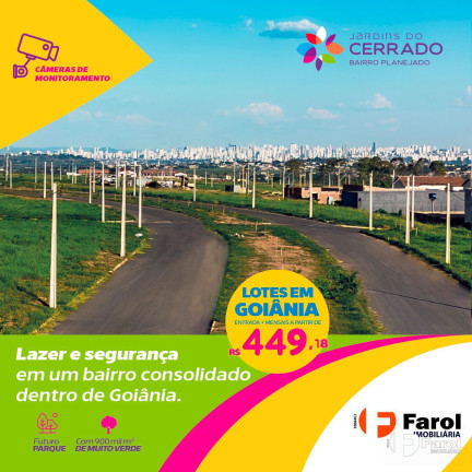 Imagem Terreno à Venda, 216 m² em Residencial Jardins Do Cerrado 10 - Goiânia Imagem Terreno à Venda, 216 m² em Residencial Jardins Do Cerrado 10 - Goiânia