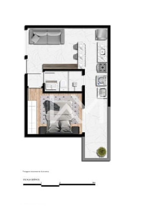 Imagem Apartamento com 1 Quarto à Venda, 33 m² em Vila Dom Pedro Ii - São Paulo