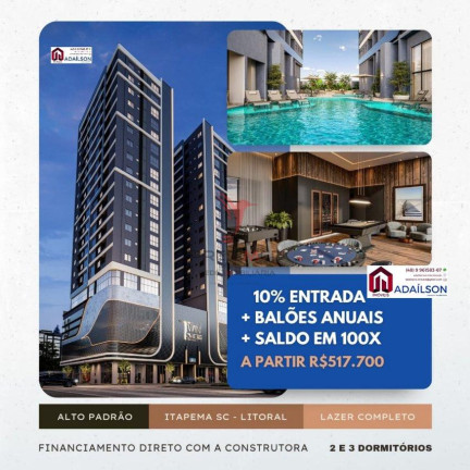 Imagem Apartamento com 2 Quartos à Venda, 64 m² em Itapema Imagem Apartamento com 2 Quartos à Venda, 64 m² em Itapema