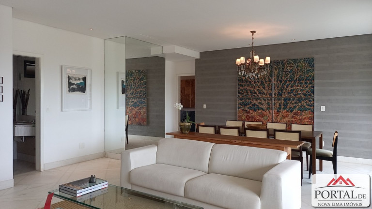 Imagem Apartamento com 4 Quartos para Alugar, 185 m² em Belvedere - Belo Horizonte