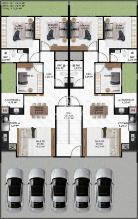 Imagem Apartamento com 3 Quartos à Venda, 100 m² em Tabuleiro - Barra Velha Imagem Apartamento com 3 Quartos à Venda, 100 m² em Tabuleiro - Barra Velha