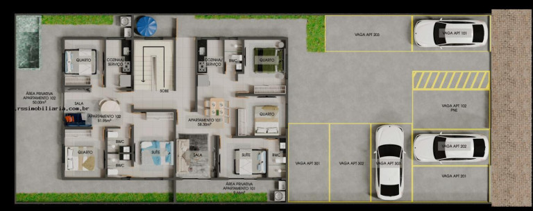 Imagem Apartamento com 2 Quartos à Venda, 47 m² em Bessa - João Pessoa Imagem Apartamento com 2 Quartos à Venda, 47 m² em Bessa - João Pessoa