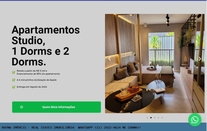 Imagem Apartamento com 1 Quarto à Venda, 26 m² em Saúde - São Paulo Imagem Apartamento com 1 Quarto à Venda, 26 m² em Saúde - São Paulo