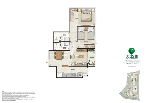 Imagem Apartamento com 2 Quartos à Venda, 54 m² em Camorim - Rio De Janeiro