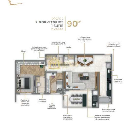 Imagem Apartamento com 2 Quartos à Venda, 90 m² em Jardim - Santo André Imagem Apartamento com 2 Quartos à Venda, 90 m² em Jardim - Santo André