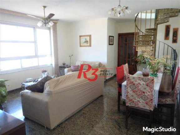 Imagem Cobertura com 3 Quartos à Venda, 258 m² em Gonzaga - Santos Imagem Cobertura com 3 Quartos à Venda, 258 m² em Gonzaga - Santos