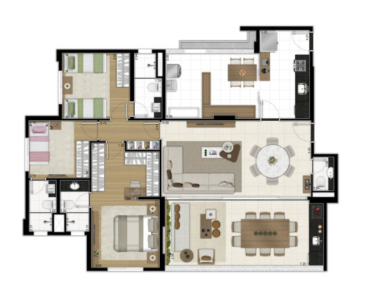 Imagem Apartamento com 4 Quartos à Venda, 134 m² em Mooca - São Paulo