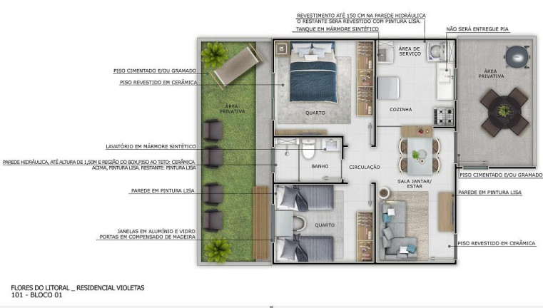Imagem Apartamento com 2 Quartos à Venda, 44 m² em Bela Vista - Palhoça Imagem Apartamento com 2 Quartos à Venda, 44 m² em Bela Vista - Palhoça
