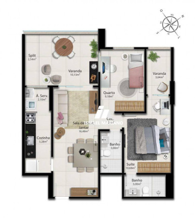 Imagem Apartamento com 2 Quartos à Venda, 76 m² em Praia Da Costa - Vila Velha