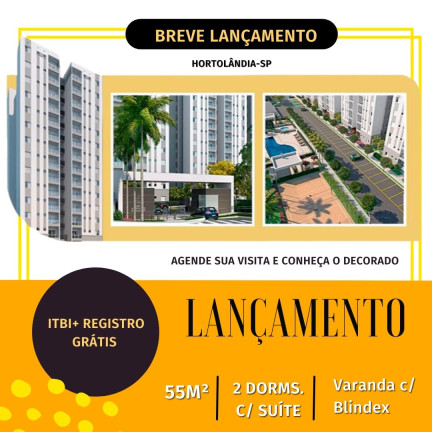 Imagem Imóvel com 2 Quartos à Venda, 55 m² em S. Sebastião - Hortolândia