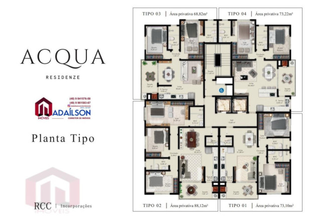 Imagem Imóvel com 2 Quartos à Venda, 73 m²