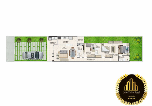 Imagem Casa com 3 Quartos à Venda, em Coite - Eusébio Imagem Casa com 3 Quartos à Venda, em Coite - Eusébio