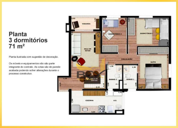 Imagem Apartamento com 3 Quartos à Venda, 71 m² em Centro - Barueri Imagem Apartamento com 3 Quartos à Venda, 71 m² em Centro - Barueri