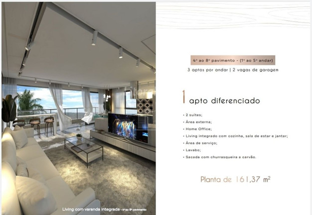 Imagem Apartamento com 3 Quartos à Venda, 161 m² em Praia Brava - Itajaí