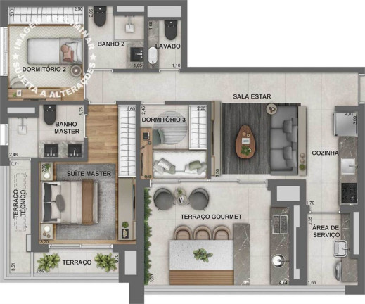 Imagem Apartamento com 3 Quartos à Venda, 119 m² em Vila Mariana - São Paulo