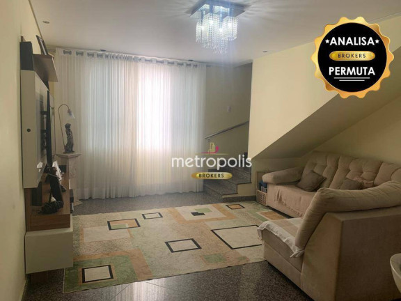 Sobrado com 3 Quartos à Venda, 124 m² em Osvaldo Cruz - São Caetano Do Sul