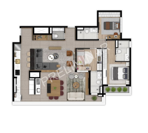 Imagem Cobertura com 3 Quartos à Venda, 128 m² em Ipiranga - São Paulo Imagem Cobertura com 3 Quartos à Venda, 128 m² em Ipiranga - São Paulo