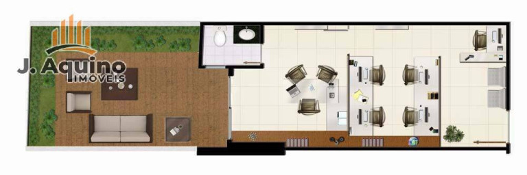 Sala Comercial à Venda, 30 m² em Edson Queiroz - Fortaleza