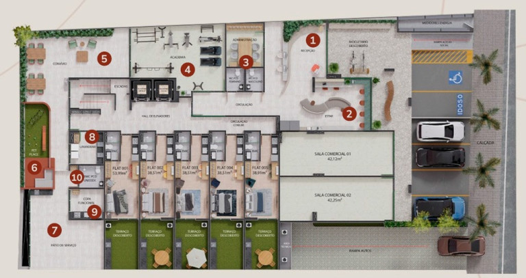 Imagem Imóvel com 1 Quarto à Venda, 26 m² em Tambaú - João Pessoa Imagem Imóvel com 1 Quarto à Venda, 26 m² em Tambaú - João Pessoa