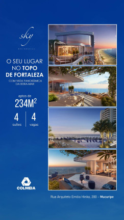 Apartamento com 4 Quartos à Venda, 238 m² em Mucuripe - Fortaleza