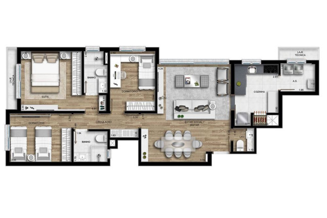 Imagem Apartamento com 3 Quartos à Venda, 102 m² em Passo Da Areia - Porto Alegre Imagem Apartamento com 3 Quartos à Venda, 102 m² em Passo Da Areia - Porto Alegre