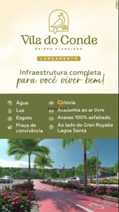 Imagem Terreno à Venda, 360 m² em Vila Do Conde - Lagoa Santa Imagem Terreno à Venda, 360 m² em Vila Do Conde - Lagoa Santa