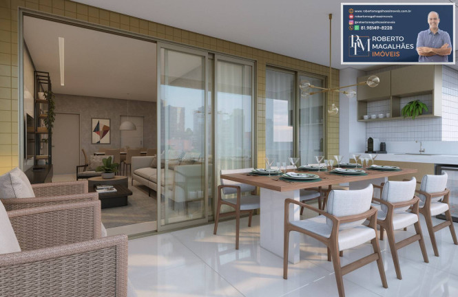 Imagem Apartamento com 4 Quartos à Venda, 134 m² em Poço - Recife