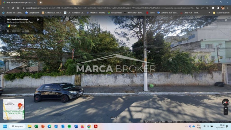 Terreno à Venda, 1.200 m² em Jardim Silvestre - São Bernardo Do Campo