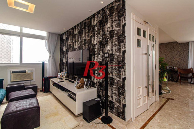 Imagem Apartamento com 3 Quartos à Venda, 190 m² em José Menino - Santos