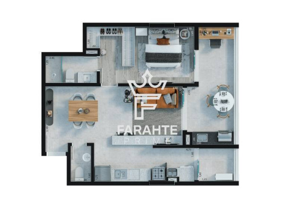 Imagem Apartamento com 1 Quarto à Venda, 66 m² em Gonzaga - Santos Imagem Apartamento com 1 Quarto à Venda, 66 m² em Gonzaga - Santos