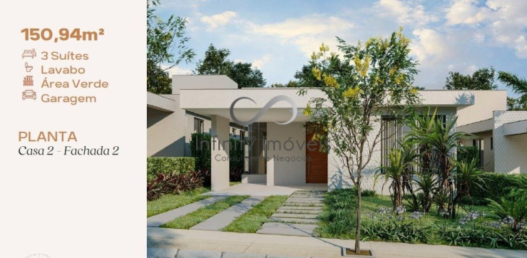 Imagem Casa de Condomínio com 3 Quartos à Venda, 150 m² em Francisco Pereira - Lagoa Santa