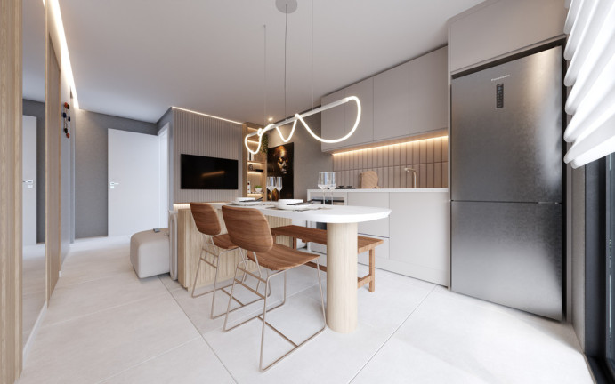 Imagem Apartamento com 1 Quarto à Venda, 26 m² em Alto Da Glória - Curitiba