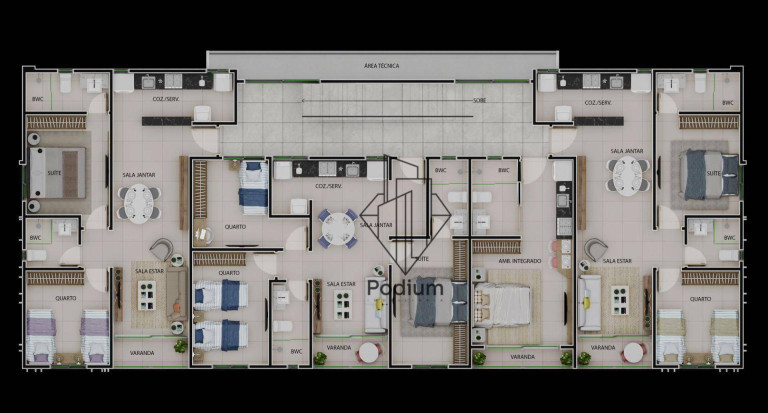 Imagem Apartamento com 3 Quartos à Venda, 60 m² em Aeroclube - João Pessoa Imagem Apartamento com 3 Quartos à Venda, 60 m² em Aeroclube - João Pessoa