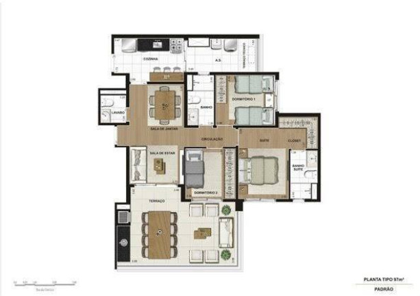 Imagem Apartamento com 3 Quartos à Venda, 100 m² em Chácara Inglesa - São Paulo