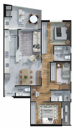 Imagem Apartamento com 2 Quartos à Venda, 77 m² em Centro - Itajaí