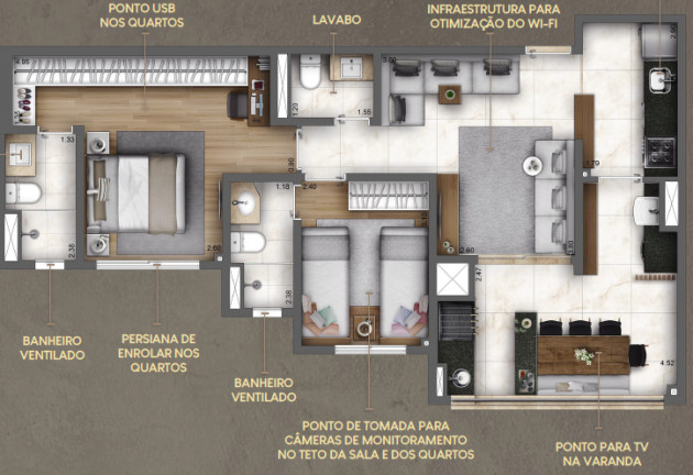 Imagem Apartamento com 4 Quartos à Venda, 119 m² em Vila Leopoldina - São Paulo Imagem Apartamento com 4 Quartos à Venda, 119 m² em Vila Leopoldina - São Paulo