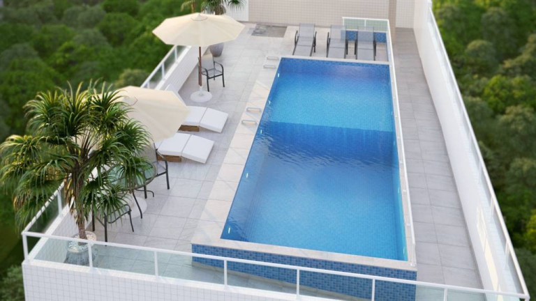 Imagem Apartamento com 2 Quartos à Venda, 69 m² em Guilhermina - Praia Grande