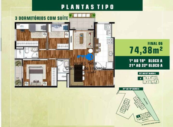 Imagem Apartamento com 3 Quartos à Venda, 76 m² em Jardim Tupanci - Barueri Imagem Apartamento com 3 Quartos à Venda, 76 m² em Jardim Tupanci - Barueri