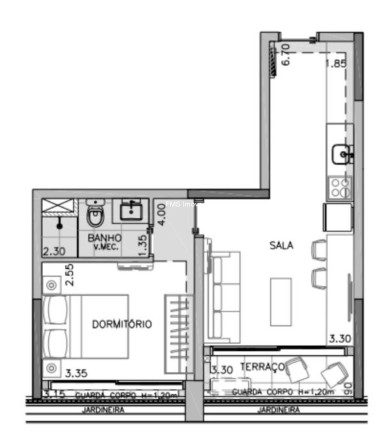 Imagem Imóvel com 1 Quarto à Venda, 40 m² em Moema - São Paulo Imagem Imóvel com 1 Quarto à Venda, 40 m² em Moema - São Paulo