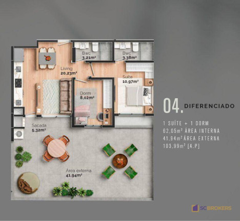 Imagem Apartamento com 2 Quartos à Venda, 121 m² em São Judas - Itajaí Imagem Apartamento com 2 Quartos à Venda, 121 m² em São Judas - Itajaí