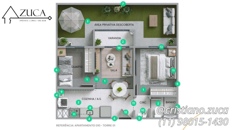 Imagem Apartamento com 2 Quartos à Venda,  em Jardim Cidade Pirituba - São Paulo