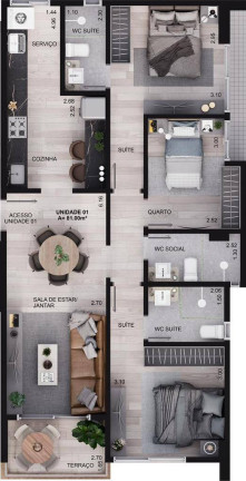 Imagem Apartamento à Venda, 24 m² em Intermares - Cabedelo Imagem Apartamento à Venda, 24 m² em Intermares - Cabedelo
