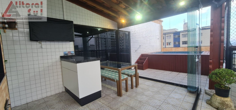 Imagem Imóvel com 3 Quartos à Venda, 136 m² em Guilhermina - Praia Grande