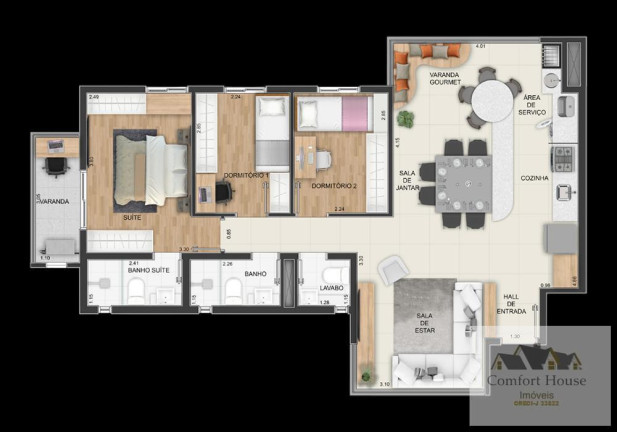 Imagem Apartamento com 3 Quartos à Venda, 82 m² em Vila Floresta - Santo André Imagem Apartamento com 3 Quartos à Venda, 82 m² em Vila Floresta - Santo André