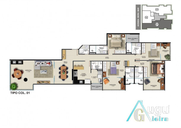 Imagem Apartamento com 4 Quartos à Venda, 156 m² em Praia Do Morro - Guarapari