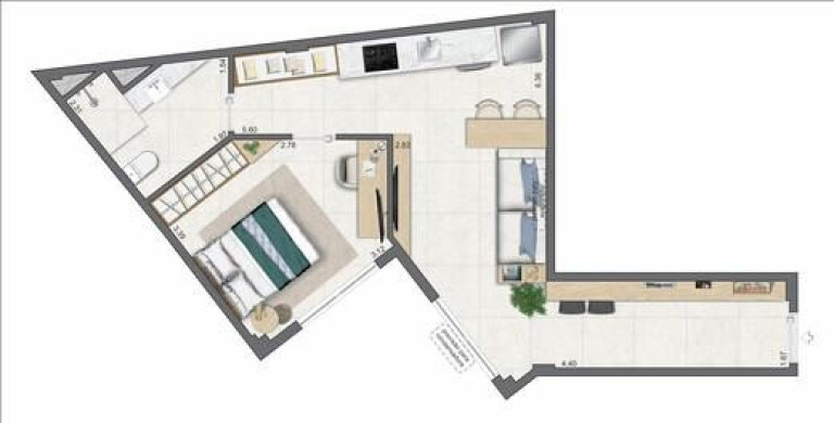 Imagem Apartamento com 1 Quarto à Venda, 51 m² em Leblon - Rio De Janeiro Imagem Apartamento com 1 Quarto à Venda, 51 m² em Leblon - Rio De Janeiro