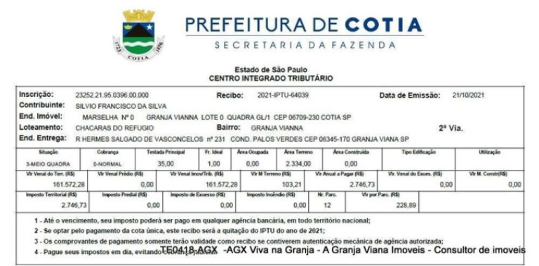 Imagem Terreno à Venda, 2.334 m² em Granja Viana - Cotia