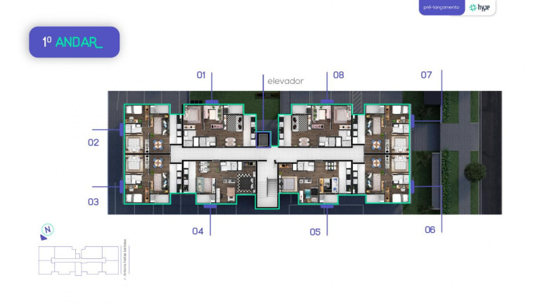 Imagem Apartamento com 2 Quartos à Venda, 49 m² em Capão Raso - Curitiba