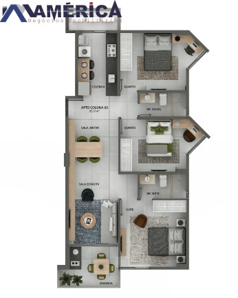 Imagem Imóvel com 3 Quartos à Venda, 85 m² em Jardim Cidade Universitária - João Pessoa Imagem Imóvel com 3 Quartos à Venda, 85 m² em Jardim Cidade Universitária - João Pessoa