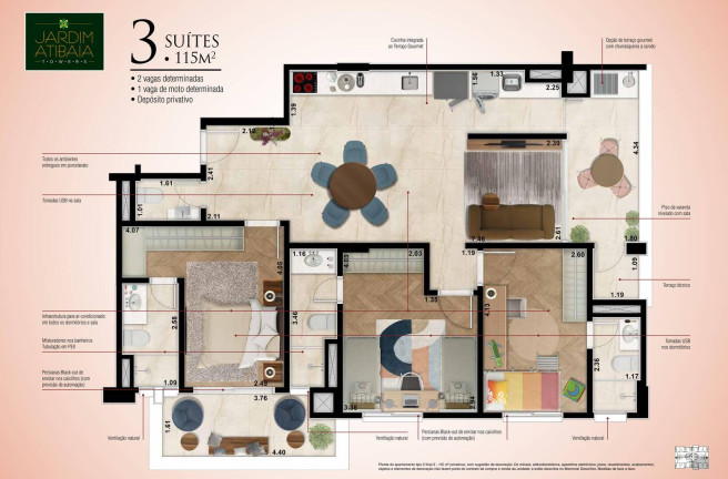 Imagem Apartamento com 3 Quartos à Venda, 115 m² em Jardim Alvinópolis - Atibaia Imagem Apartamento com 3 Quartos à Venda, 115 m² em Jardim Alvinópolis - Atibaia